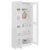 vidaXL Arm&aacute;rio vitrine 82,5x30,5x185cm derivados de madeira branco
