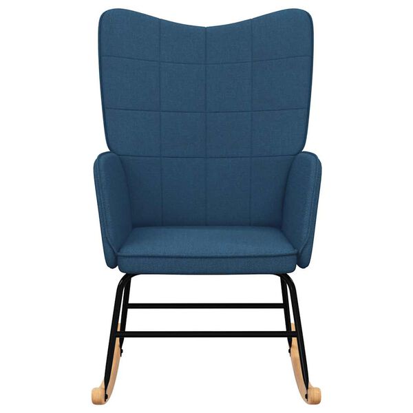 vidaXL Cadeira de baloi&ccedil;o tecido azul