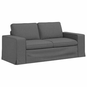 vidaXL Sof&aacute; Cinza Escuro 182 x 80 x 82 cm tecido