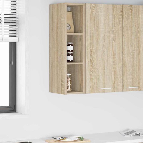 vidaXL Arm&aacute;rio suspenso Carvalho Sonoma 20 x 29,5 x 80 cm