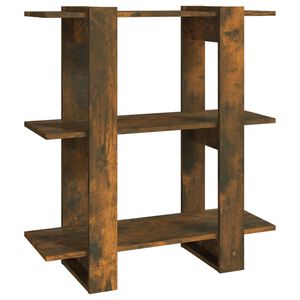 vidaXL Estante/divis&oacute;ria 80x30x87 cm cor carvalho fumado