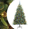 vidaXL &Aacute;rvore de Natal Artificial Articulada com Cones Verde 180 cm
