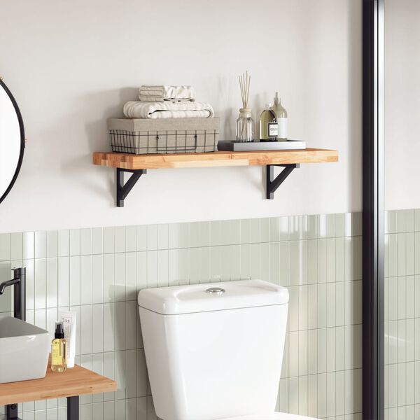 vidaXL Tampo de mesa retangular 80x30x4 cm madeira de acácia maciça