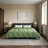 vidaXL Edredom de Ver&atilde;o Simples Verde 220 x 260 cm Microfibra