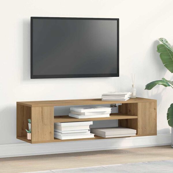 vidaXL Gabinete para TV artisian oak 100 x 30 x 26,5 cm