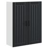 vidaXL Arm&aacute;rio de Parede LUCCA Preto 80 x 31 x 100 cm
