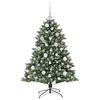 vidaXL &Aacute;rvore de Natal Artificial Verde 120 cm PVC, Pl&aacute;stico e A&ccedil;o