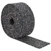 vidaXL Rolo de Granulado de Borracha Preto 500 x 12 x 0,8 cm Borracha