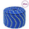 vidaXL Corda de barco 14 mm 25 m polipropileno azul