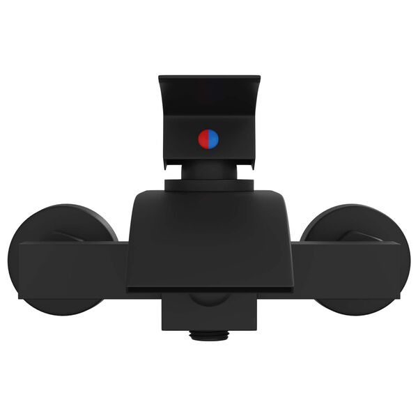 vidaXL Torneira de Misturador de Chuveiro Preto G 1 / 2 polegadas