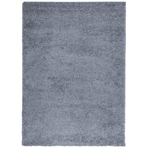 vidaXL Tapete shaggy de pelo alto PAMPLONA 200x280 cm azul