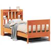 vidaXL Cama sem colch&atilde;o 75x190 cm madeira de pinho maci&ccedil;a castanho-mel