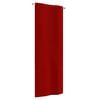 vidaXL Tela de varanda 80x240 cm tecido oxford vermelho