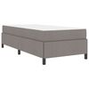 vidaXL Cama Box Cinzento-acastanhado 80 x 200 cm tecido
