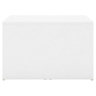 vidaXL 3pcs conjunto mesas centro 60x60x38cm madeira processada branco