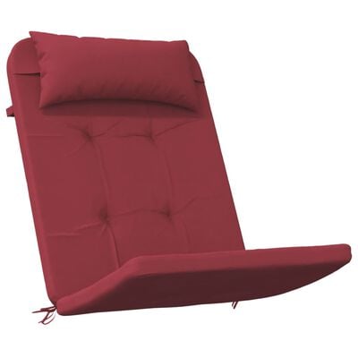 vidaXL Almofadões cadeira adirondack 2pcs tecido oxford vermelho tinto