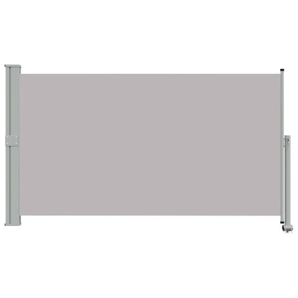 vidaXL Toldo lateral retr&aacute;til para p&aacute;tio 140x300 cm cinzento