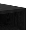 vidaXL Mesa-de-cabeceira 2 pcs Carvalho Preto 40 x 40 x 50 cm
