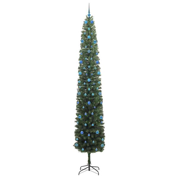 vidaXL &Aacute;rvore de Natal Artificial Verde 300 cm PVC e A&ccedil;o e Pl&aacute;stico