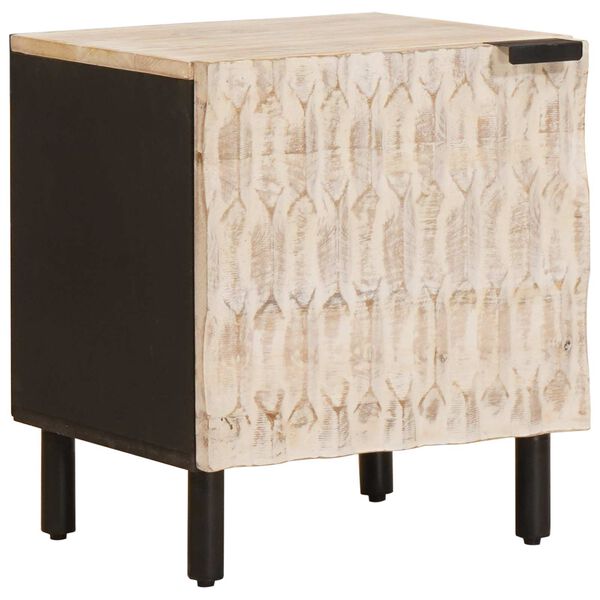 vidaXL Arm&aacute;rio de Cabeceira 2 pcs Branco 40 x 33 x 46 cm