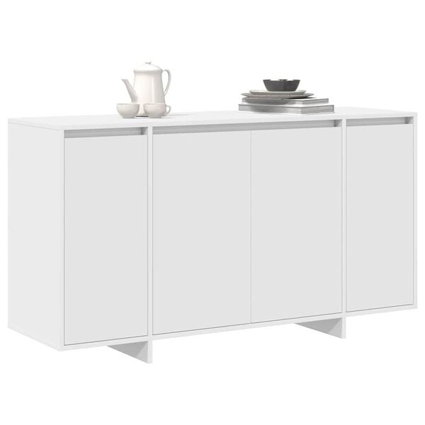 vidaXL Buffet Branco 135 x 41 x 75 cm Madeira processada