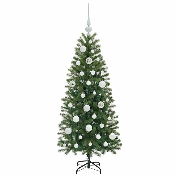 vidaXL &Aacute;rvore de Natal Artificial com 150 LEDs Verde 120 cm PE e PVC