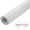 vidaXL Pel&iacute;culas para carro 2 pcs 100x150 cm + 50x150 cm branco 4D