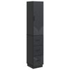 vidaXL Conjunto de Gabinete 2 unid. 33 x 34,5 x 87 cm Preto