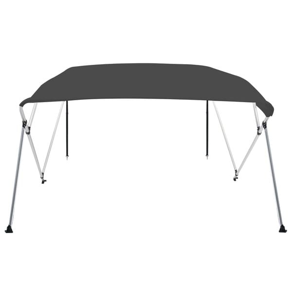 vidaXL Toldo em 4 arcos Bimini 243x180x137 cm antracite