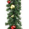 vidaXL Grinalda de Natal decorada com enfeites 10 m