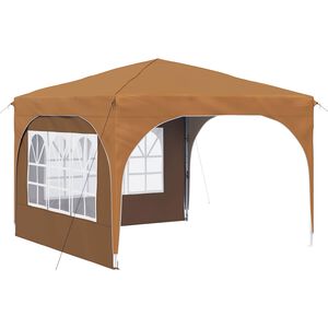 vidaXL Tenda de Festa Pop-up 290 x 290 x 245 cm Bege
