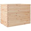 vidaXL Vaso/floreira de jardim 90x60x68,5 cm madeira de pinho maci&ccedil;a