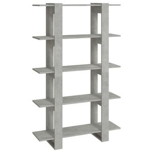 vidaXL Estante/divis&oacute;ria 100x30x160 cm cor cinzento cimento