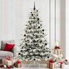 vidaXL &Aacute;rvore de Natal Articulada Artificial Branco 240 cm PE e PVC