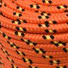 vidaXL Corda de barco 12 mm 100 m polipropileno laranja