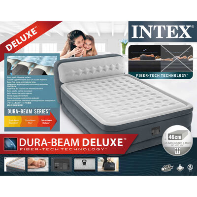 Intex Cama insuf. Dura-Beam Deluxe Ultra Plush Headboard Queen 86 cm