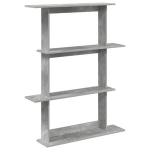vidaXL Prateleira de Parede Cinzento Cimento 100 x 20 x 126 cm