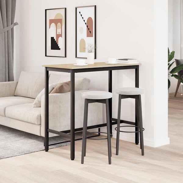 vidaXL mesa Carvalho Sonoma 100 x 50 x 90,5 cm