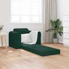 vidaXL Sof&aacute;-Cama Verde Escuro 98 x 71 x 83 cm Veludo