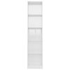 vidaXL Estante com 5 prateleiras 40x24x175 cm contraplacado branco