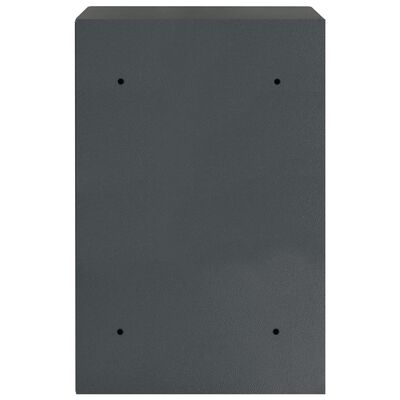 vidaXL Cofre digital cinzento escuro 40x35x60 cm