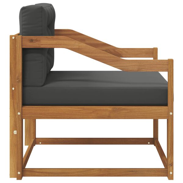 vidaXL Sof&aacute; M&eacute;dio Externo Madeira S&oacute;lida de Ac&aacute;cia Natural