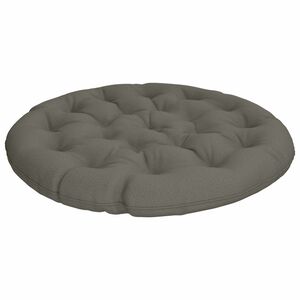 vidaXL Almofada para Cadeira Papasan VIANEN 100% Poli&eacute;ster Cinzento