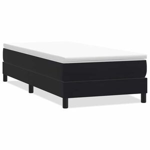 vidaXL Cama com molas sem colch&atilde;o 100x220 cm veludo preto