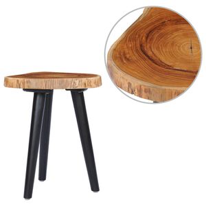 vidaXL Mesa de centro 40x45 cm madeira de teca maci&ccedil;a