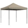 vidaXL Tenda p/ festas pop-up dobr&aacute;vel 292x292x315cm cinza-acastanhado