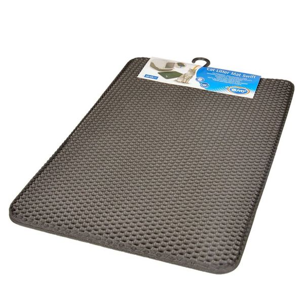 Duvoplus Tapete de areia para gatos Swift 45x65 cm preto