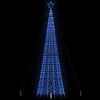 vidaXL &Aacute;rvore de Natal LED com Spikes 1534 LEDs Azul 500 cm