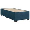 vidaXL Cama boxspring com colch&atilde;o 100x200 cm veludo azul