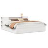 vidaXL Cama sem colchão 180x200 cm madeira de pinho maciça branco